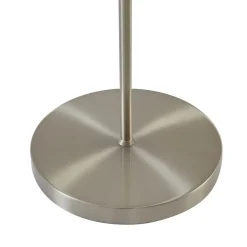 Lindby Gang|Pendellamper > Melanie gulvlampe, grå, stof, Ø 36 cm, 2 lyskilder.