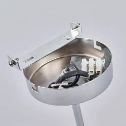 Lindby Gang|Loftlamper > Melia loftlampe, sort/brun, tekstil, Ø 56cm