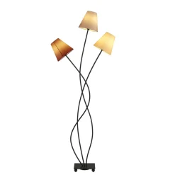 Lindby Gang|Pendellamper > Melis gulvlampe, 130 cm, 3 lyskilder, tekstil
