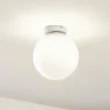 Lindby Loftlamper|Loftlamper > Meriala loftlampe hvid, glas Ø 25 cm