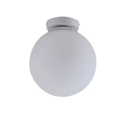 Lindby Loftlamper|Loftlamper > Meriala loftlampe hvid, glas Ø 25 cm
