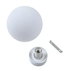 Lindby Loftlamper|Loftlamper > Meriala loftlampe hvid, glas Ø 25 cm