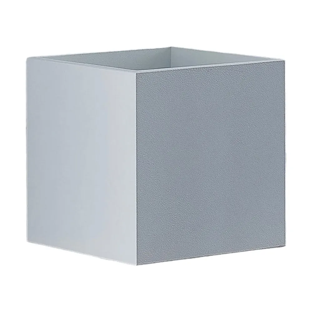 Lindby Væglamper > Mirza væglampe i aluminium, kantet, hvid