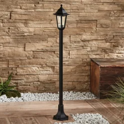 Lindby Terrassebelysning|Gadebelysning > Nane vejlampe, 122 cm, lygte, saltvandsresistent, E27