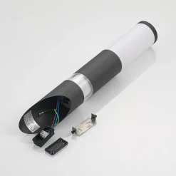 Væglampe Med Sensor|Væglamper ^ Lindby Okari udendørs væglampe med sensor fakkel