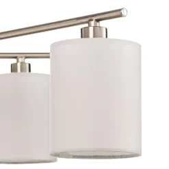 Lindby Loftlamper > Pellinora loftlampe, nikkelfarve/hvid