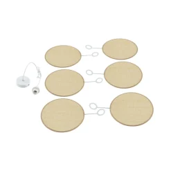 Lindby Pendellamper|Pendellamper > pendel Astraia, natur/hvid, rattan, Ø 80 cm