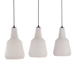 Lindby Pendellamper > pendel Belarion, opal, 3-lys, glas, Ø 23 cm