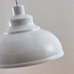Lindby Pendellamper|Pendellamper > pendellampe Albertine, 29 cm, hvid, metal