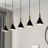Lindby Pendellamper|Pendellamper > pendellampe Arina, 100 cm, sort, 5 lyskilder