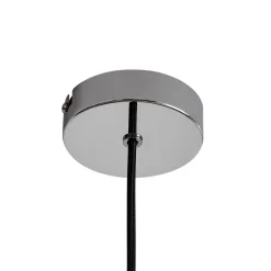 Pendellamper ^ Lindby pendellampe Branford, retro, Ø 35 cm, grøn, metal