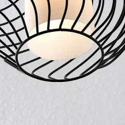 Lindby Pendellamper|Pendellamper > pendellampe Cedrice, 1 lyskilde, sort, metal, E27