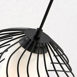 Lindby Pendellamper|Pendellamper > pendellampe Cedrice, 1 lyskilde, sort, metal, E27