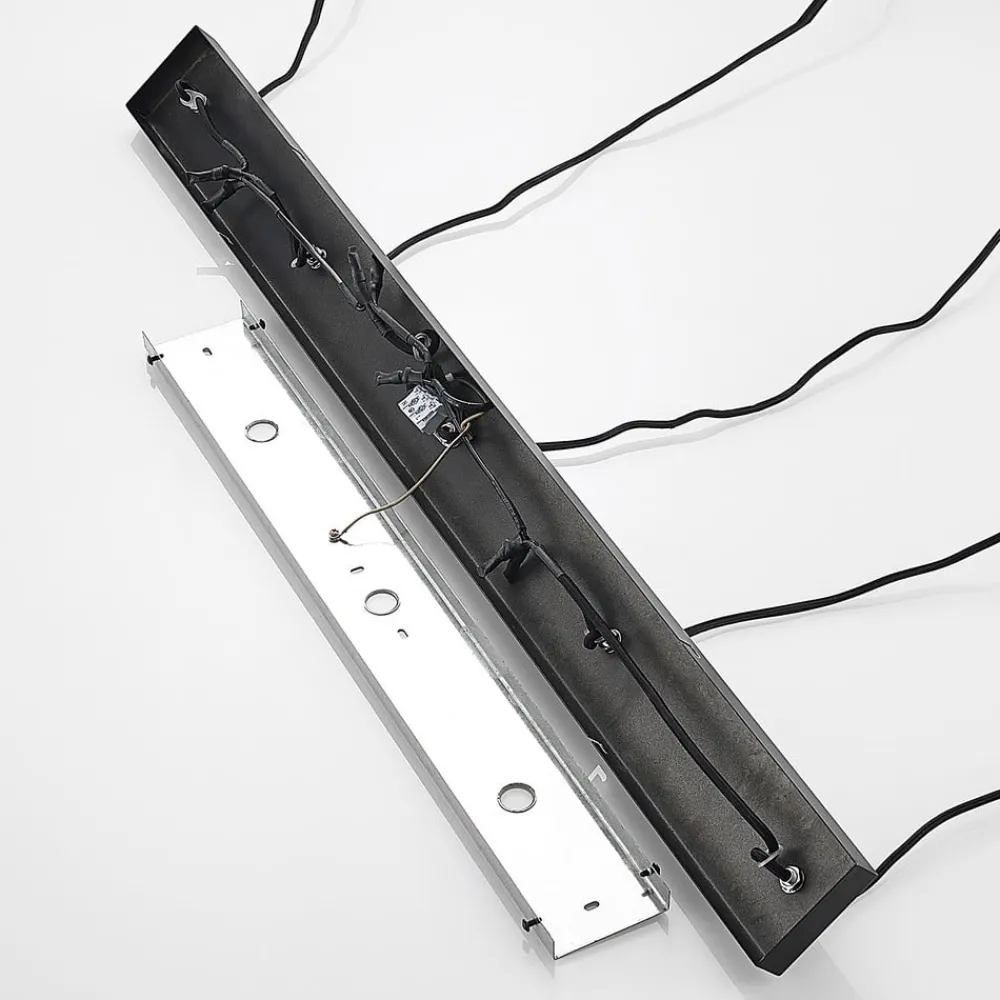 Lindby Pendellamper > pendellampe Concretto, 100 cm, grå, 5 lyskilder, beton