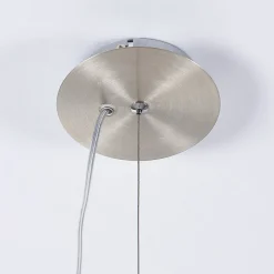 Lindby Pendellamper|Pendellamper > pendellampe Ginevra, Ø 38 cm, hvid, glas, E27