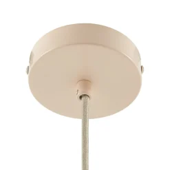 Lindby Pendellamper|Pendellamper > pendellampe Hattie, beige, Ø 5 cm, metal E27
