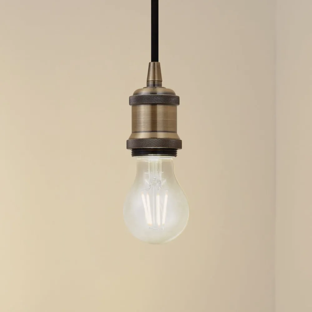Lindby Pendellamper|Pendellamper > pendellampe Hattie, messing, Ø 5 cm, metal, E27
