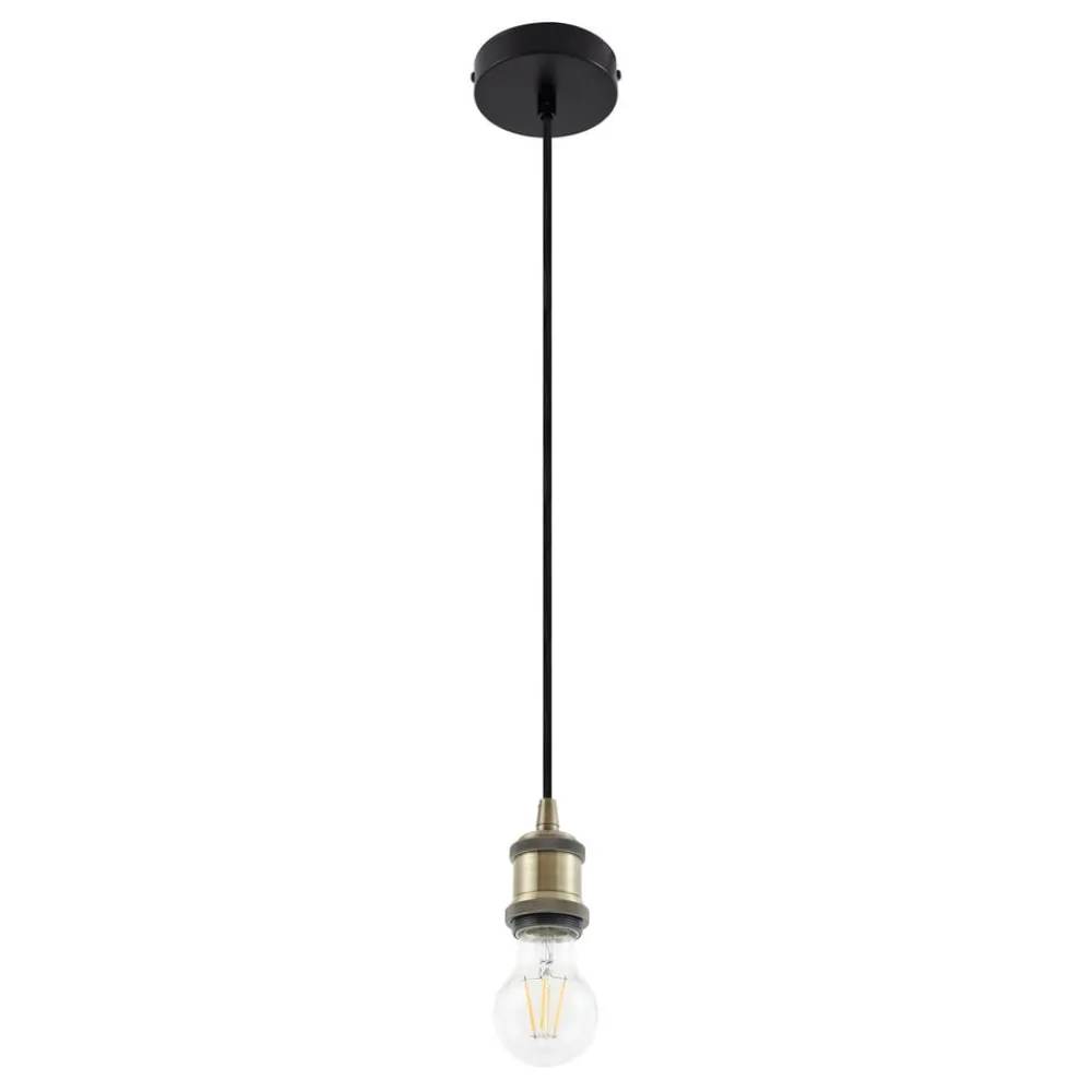 Lindby Pendellamper|Pendellamper > pendellampe Hattie, messing, Ø 5 cm, metal, E27