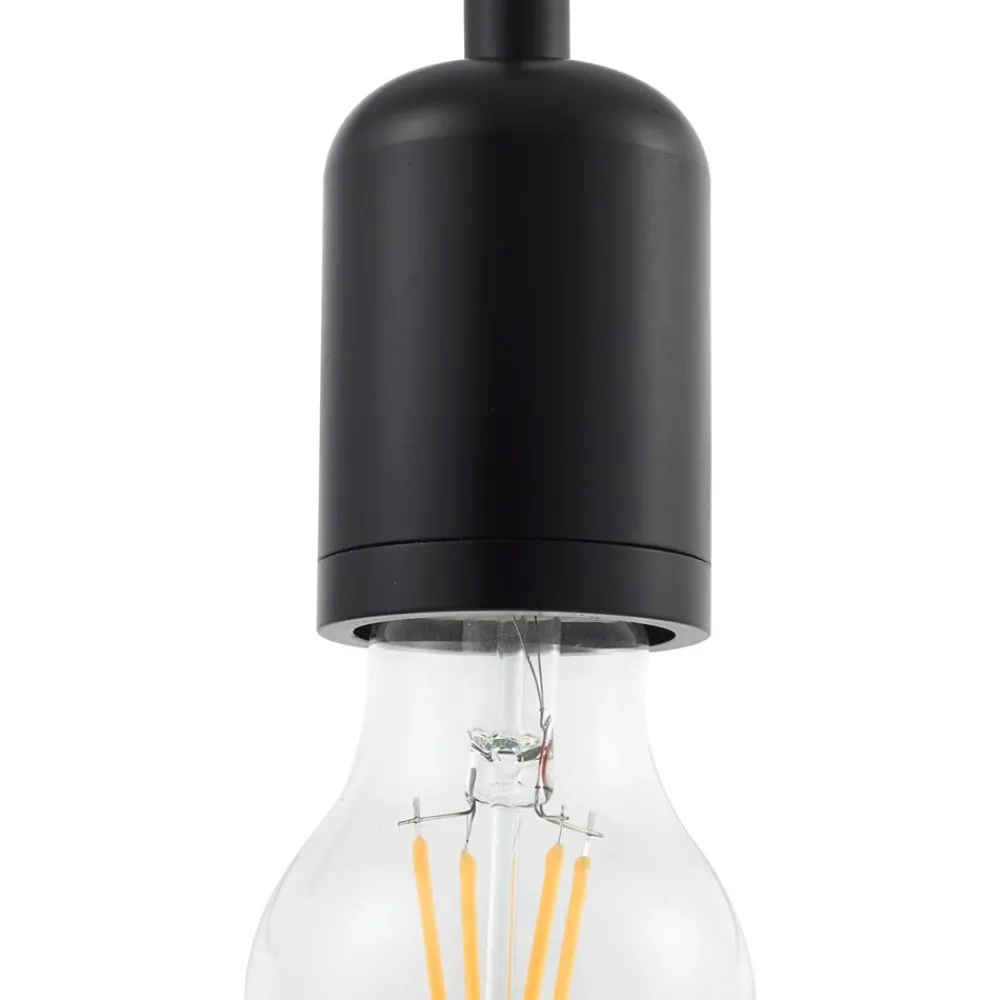 Lindby Pendellamper|Pendellamper > pendellampe Hattie, sort, Ø 4,7 cm, metal, E27