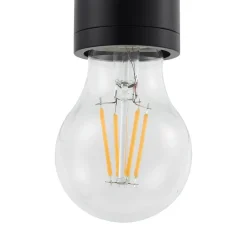 Lindby Pendellamper|Pendellamper > pendellampe Hattie, sort, Ø 4,7 cm, metal, E27