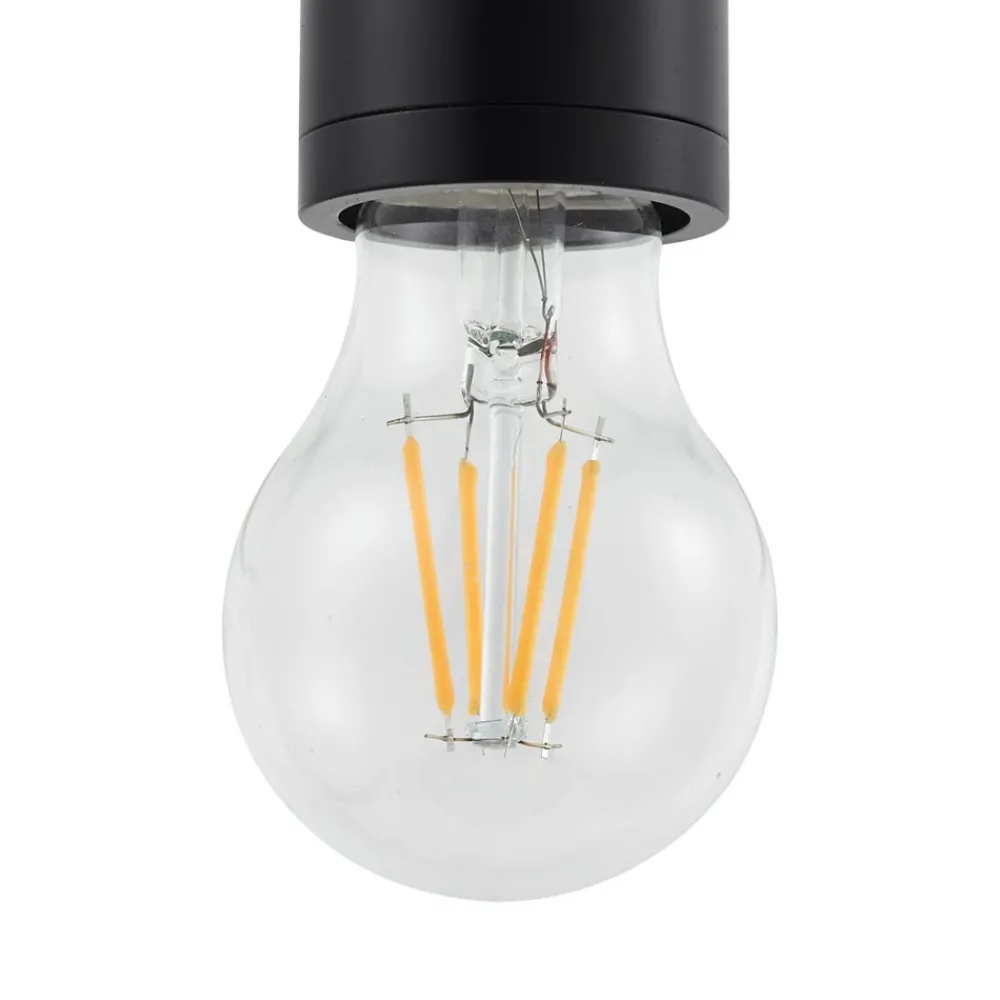 Lindby Pendellamper|Pendellamper > pendellampe Hattie, sort, Ø 4,7 cm, metal, E27