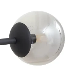 Lindby Pendellamper|Pendellamper > pendellampe Isamer, smoke grey/amber, 130 cm, globe
