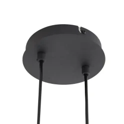 Lindby Pendellamper|Pendellamper > pendellampe Isamer, smoke grey/amber, 130 cm, globe