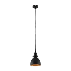 Lindby Pendellamper|Pendellamper > pendellampe Jasminka, sort/guld, metal, 1 lyskilde.