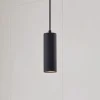 Lindby Pendellamper|Pendellamper > pendellampe Joffrey, Ø 6 cm, sort, metal, GU10