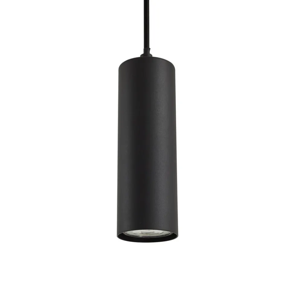 Lindby Pendellamper|Pendellamper > pendellampe Joffrey, Ø 6 cm, sort, metal, GU10