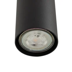 Lindby Pendellamper|Pendellamper > pendellampe Joffrey, Ø 6 cm, sort, metal, GU10