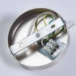 Pendellamper|Pendellamper ^ Lindby pendellampe Letty, Ø 39 cm, nikkelfarvet, metal, E27