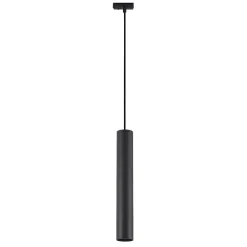 Pendellamper|Skinnesystem ^ Lindby pendellampe Linaro, 40 cm, sort, 1-faset, GU10