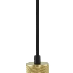 Lindby Skinnesystem > pendellampe Linaro, Ø 4,6 cm, guld, 1-faset, E27