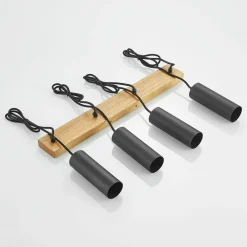 Lindby Pendellamper > pendellampe Maniva. 60 cm, 4 lyskilder, sort, GU10