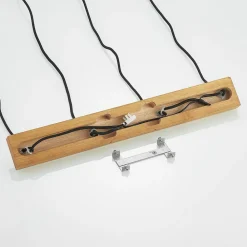 Lindby Pendellamper > pendellampe Maniva. 60 cm, 4 lyskilder, sort, GU10