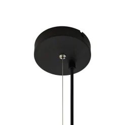 Lindby Pendellamper|Pendellamper > pendellampe Orliana, Ø 35 cm, ravfarvet, glas