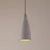 Lindby Pendellamper|Pendellamper > pendellampe Sanne, grå, beton, Ø 15 cm, E27