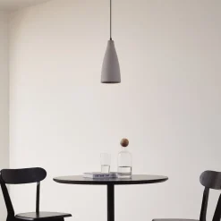 Lindby Pendellamper|Pendellamper > pendellampe Sanne, grå, beton, Ø 15 cm, E27