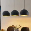 Pendellamper|Pendellamper ^ Lindby pendellampe Tarjei, 146 cm lang, sort/guld, metal