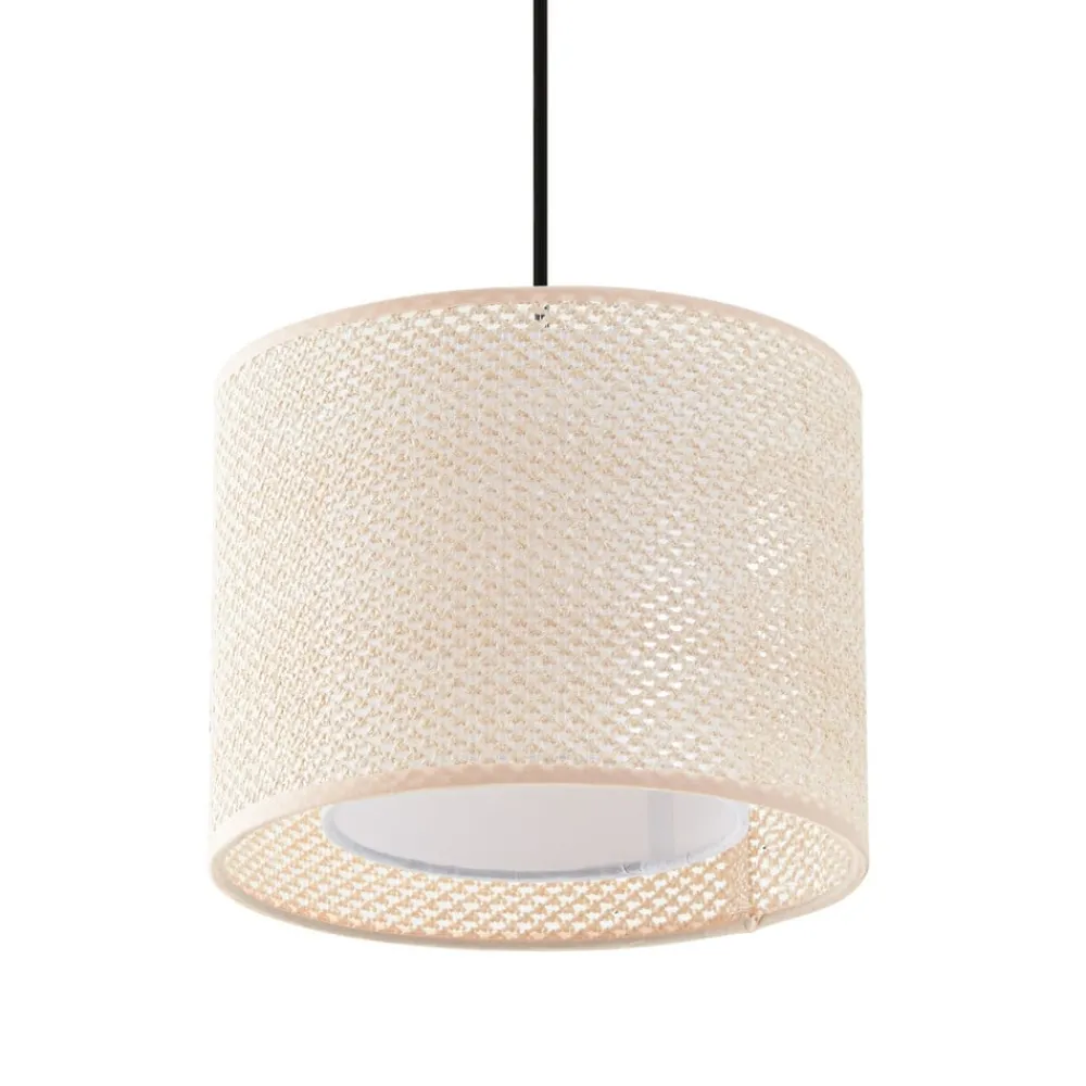 Lindby Pendellamper > -pendel Soula, Ø 26 cm, beige, plast, E27