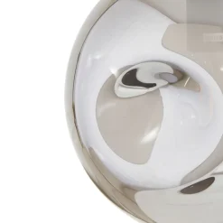 Lindby Pendellamper > pendel Valentina, E27, Ø 25 cm, røgfarvet grå, glas