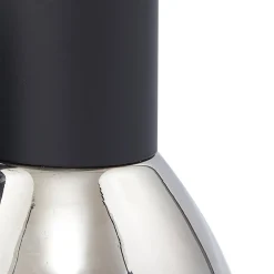 Lindby Væglamper > Pendura væglampe, Ø 9 cm, sort, glas