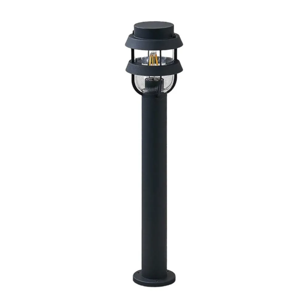 Lindby Terrassebelysning|Gadebelysning > pullert Alvaro, antracit, 60 cm, IP44, E27
