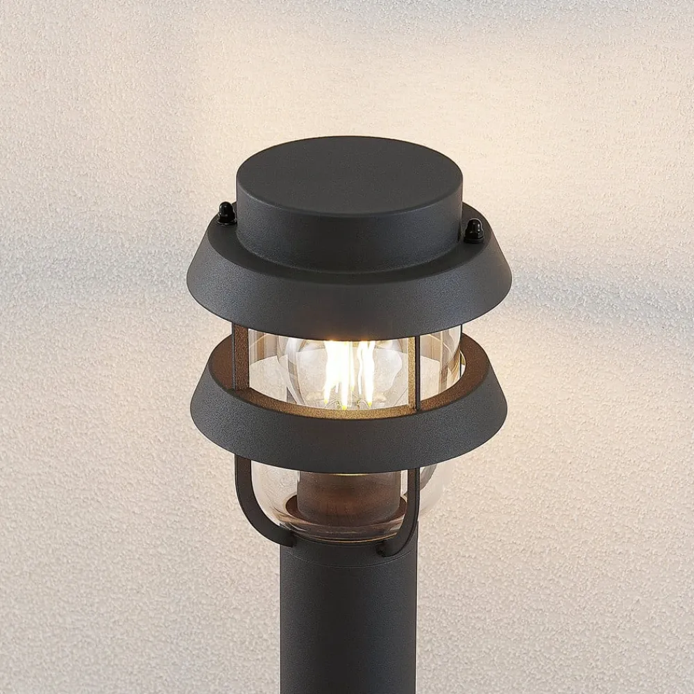 Lindby Terrassebelysning|Gadebelysning > pullert Alvaro, antracit, 60 cm, IP44, E27