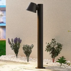 Lindby Terrassebelysning|Gadebelysning > pullert Ileyna, antracit, metal, 70 cm