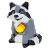 Lindby Dekorationsbelysning|Solcellelamper > Racoon LED-solcellelampe, figur, vaskebjørn