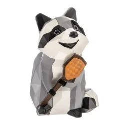 Lindby Dekorationsbelysning|Solcellelamper > Racoon LED-solcellelampe, figur, vaskebjørn