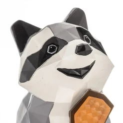 Lindby Dekorationsbelysning|Solcellelamper > Racoon LED-solcellelampe, figur, vaskebjørn