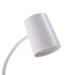 Lindby Bordlamper > Radka bordlampe, hvid, plast, GU10, fleksibel arm
